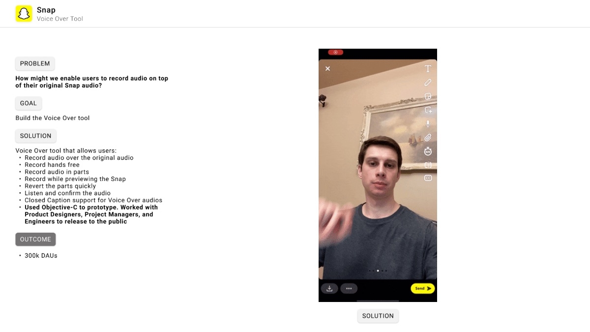 Voice Over tool case study and working prototype